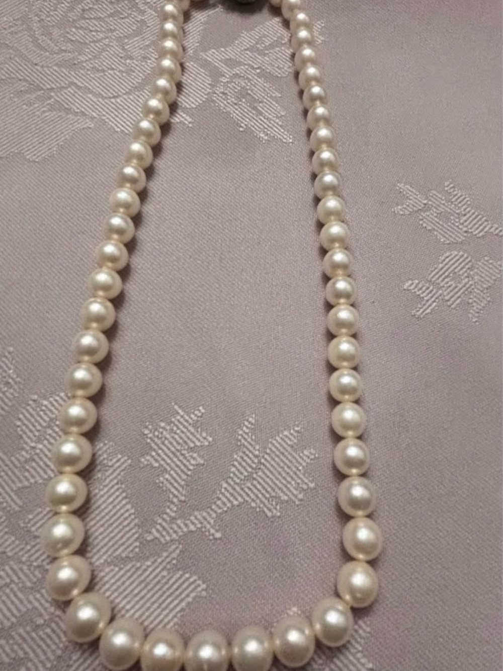 Classic White Pearl Necklace for Women